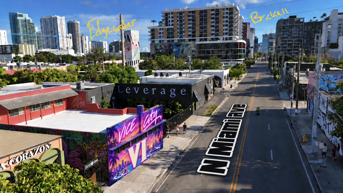 Proposal visualization looking south along N Miami Avenue